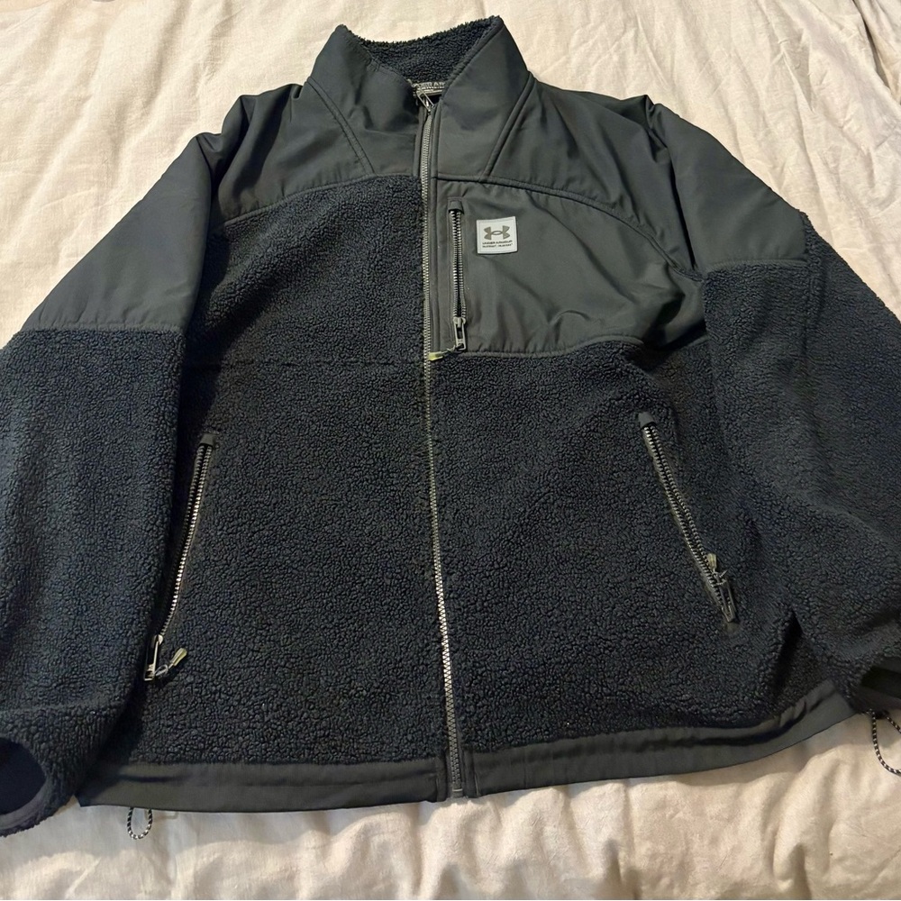 Under Armour ColdGear Full-Zip Black Fleece Jacket